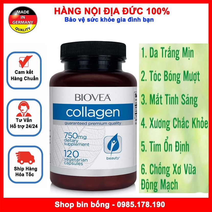 Viên uống collagen biove Đức