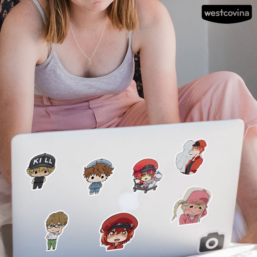 [Hot]✍Set 100 Miếng Dán Hoạt Hình Sáng Tạo Trang Trí Tủ Lạnh