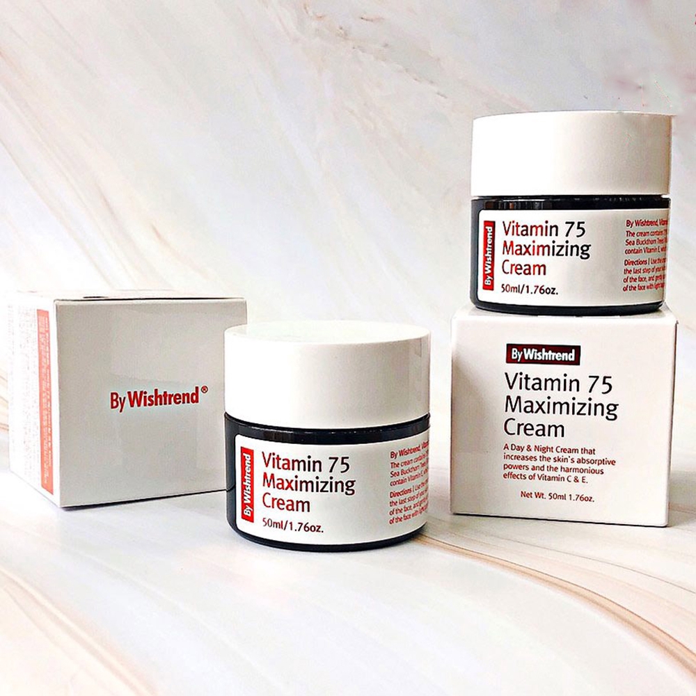 Kem dưỡng chống lão hoá làm mơ thâm nám by wishtrend vitamin 75 Maximizing Cream - Skinhub