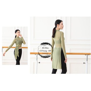 [Hàng có sẵn] Áo múa dài cổ tròn