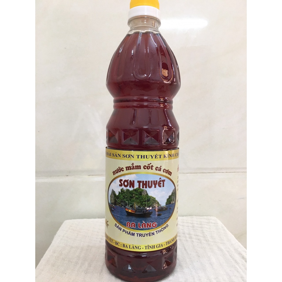 Nước mắm nhỉ ba làng cốt cá cơm 45N 900ml