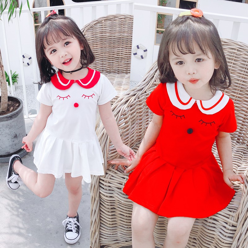 0 - Set bé gái babydoll mùa hè xinh xắn thoáng mát - HG069