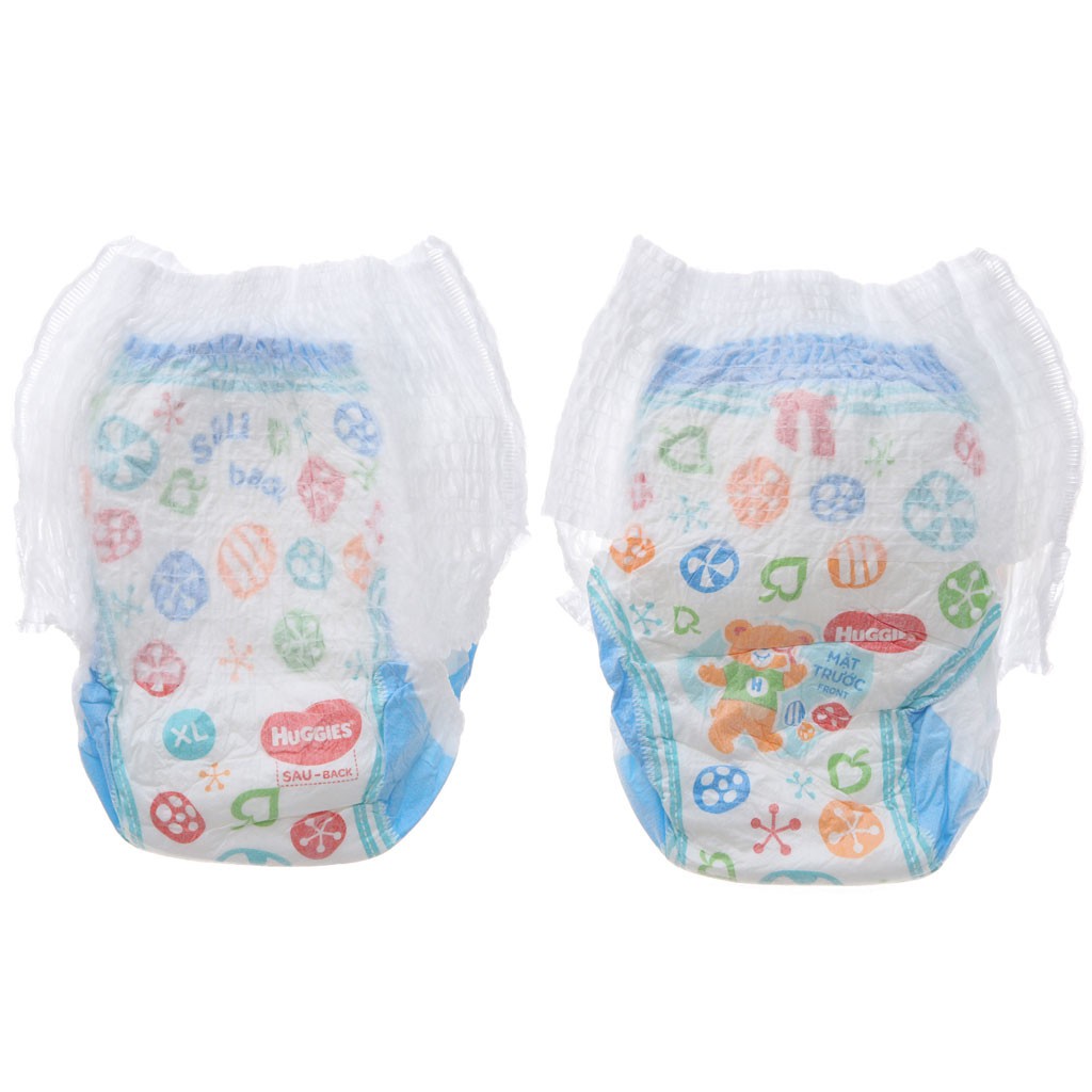 [CHÍNH HÃNG] Bỉm - Tã Quần Huggies Dry Size XL62 (Cho Bé 12-17kg)