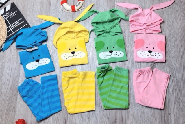 BỘ BODY KÈM MŨ TAI THỎ CƯNG XỈU CHO BÉ YÊU | BigBuy360 - bigbuy360.vn