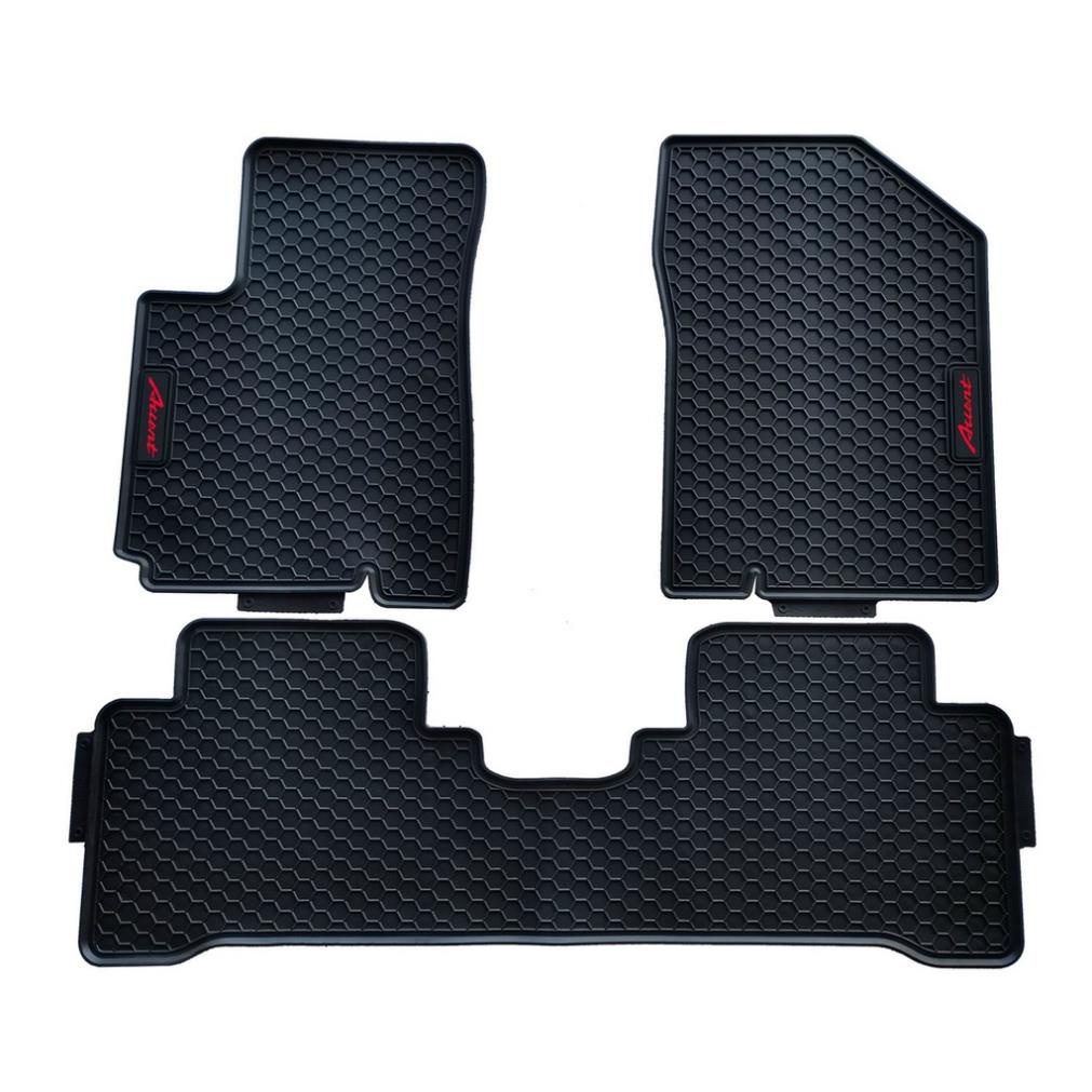 Thảm Lót Sàn Cao Su Cho Xe Hyundai Accent 2018 đến 2022 mẫu Tổ ong Cao cấp-không mùi ,cao su đúc nguyên khối,chuẩn form