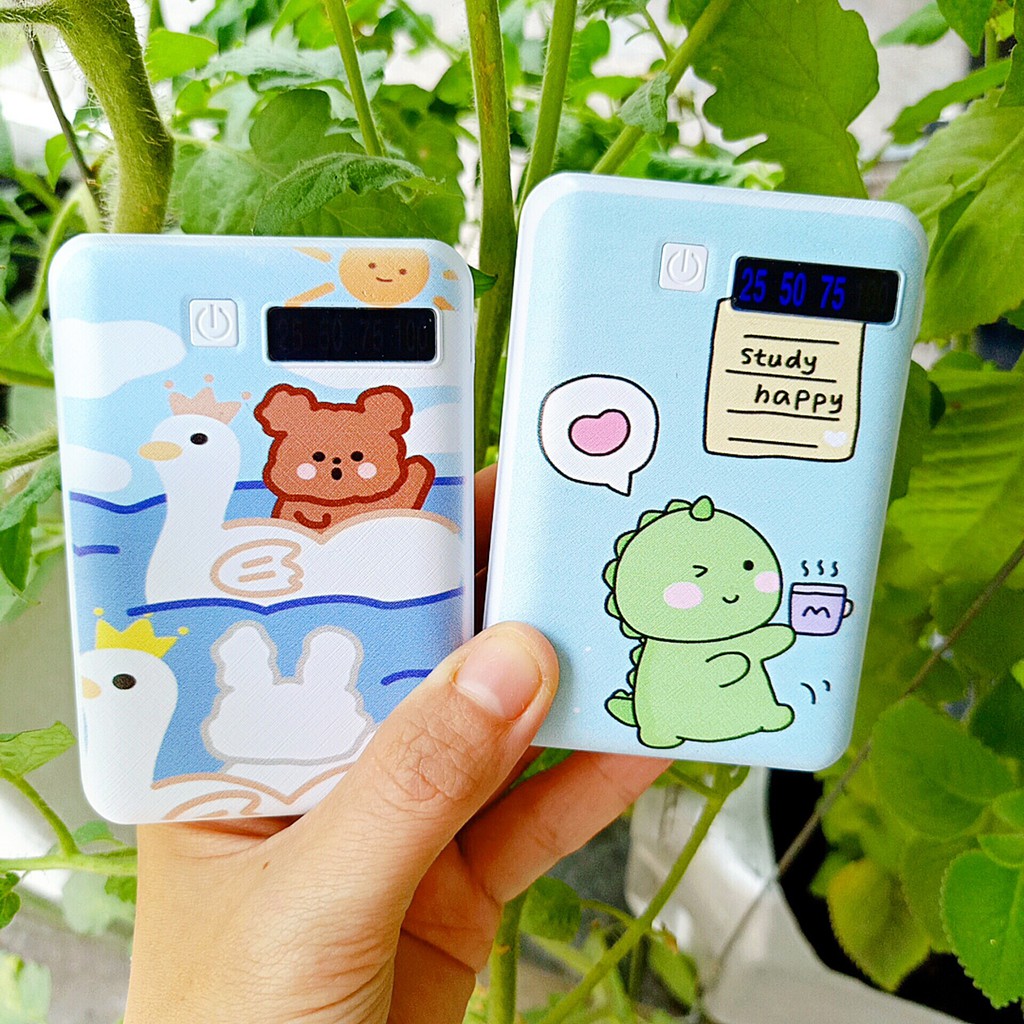 Sạc dự phòng Cute Animals 6000mAh có đèn hiển thị