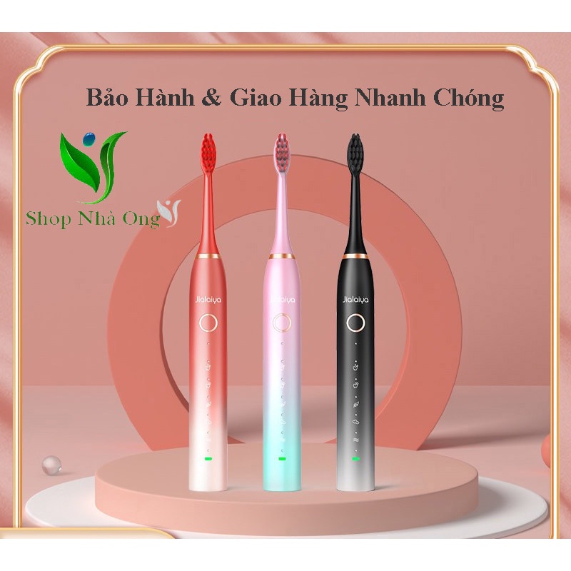 BÀN CHẢI ĐIỆN KÈM ĐẦU MÁY RỬA MẶT THẾ HỆ MỚI JIALAIYA 2IN1- GIẢI PHÁP CHẮM SÓC RĂNG MIỆNG &amp; DA MẶT HIỆU QUẢ