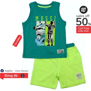 Set bộ ba lỗ bé trai , bộ quần áo thun trẻ em mặc nhà in hình vui nhộn chất cotton siêu mát, MADE IN VIỆT NAM