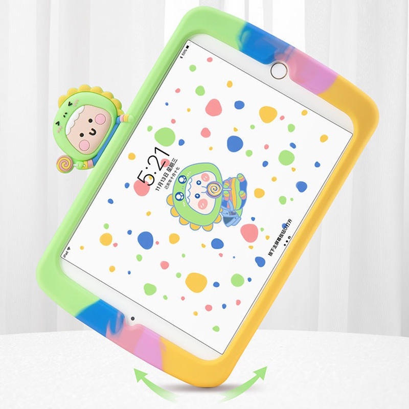 Ốp Máy Tính Bảng Họa Tiết Khủng Long Nhiều Màu Dễ Thương Cho iPad 2 / 3 / 4 / Mini / Air / Pro