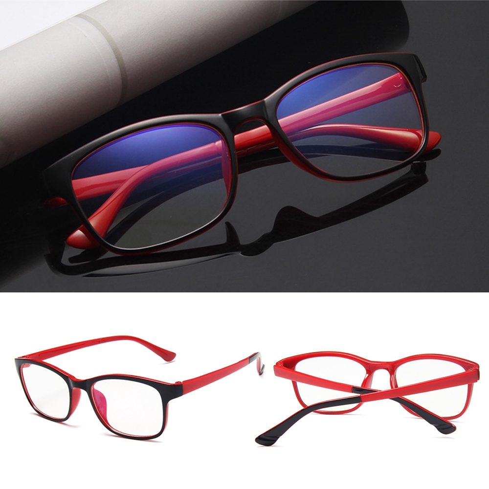 Mắt Kính Gọng Vuông Chống Tia Uv400 Thời Trang Cho Nam Nữ