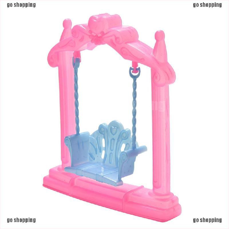 {go shopping}Swing For Dolls Swing Plastic Doll Accessories Kid Toy Doll’s Backyard Furniture