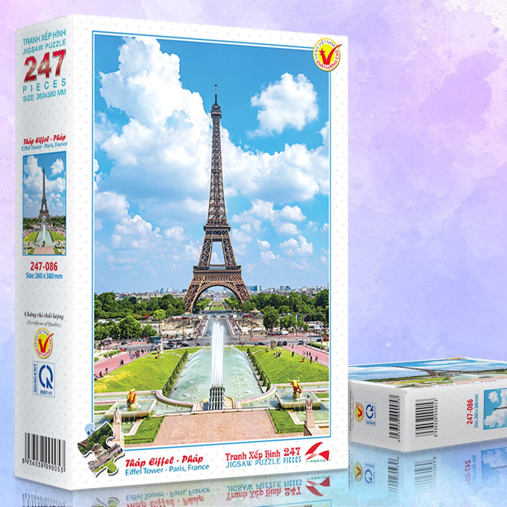 Tranh xếp hình 247 mảnh - Tháp Eiffel (247-086)