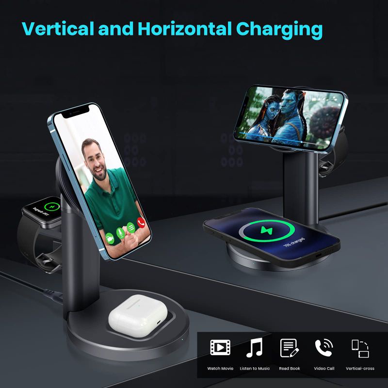 ĐẾ SẠC THÔNG MINH SẠC ĐA NĂNG 3 TRONG 1