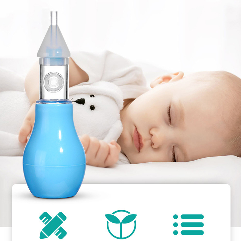 Dụng cụ hút vệ sinh mũi em bé bằng silicon tiện dụng