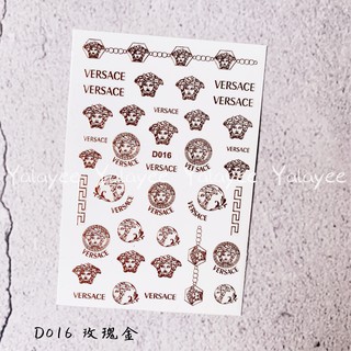 Yalayee [Nhãn dán móng tay] の Nhãn dán nhãn dán Versace Laser Series D016