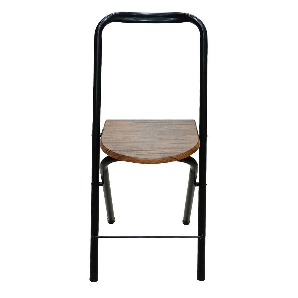 HomeBase FURDINI Ghế đa năng có thể gấp BRIEF bằng thép W36XD45XH76CM màu nâu đậm