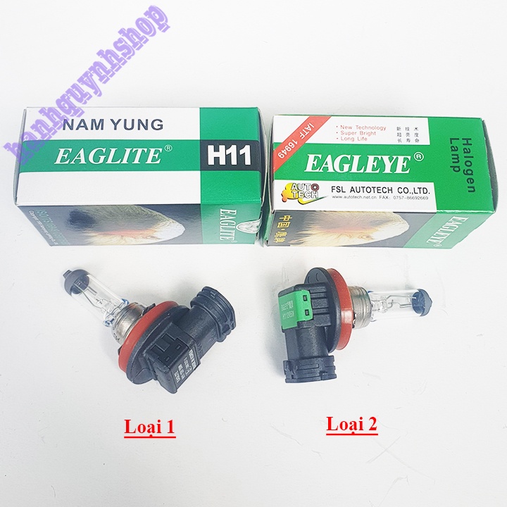 Bóng đèn gầm ô tô H11 12V 55W con cú Halogen Nam Yung
