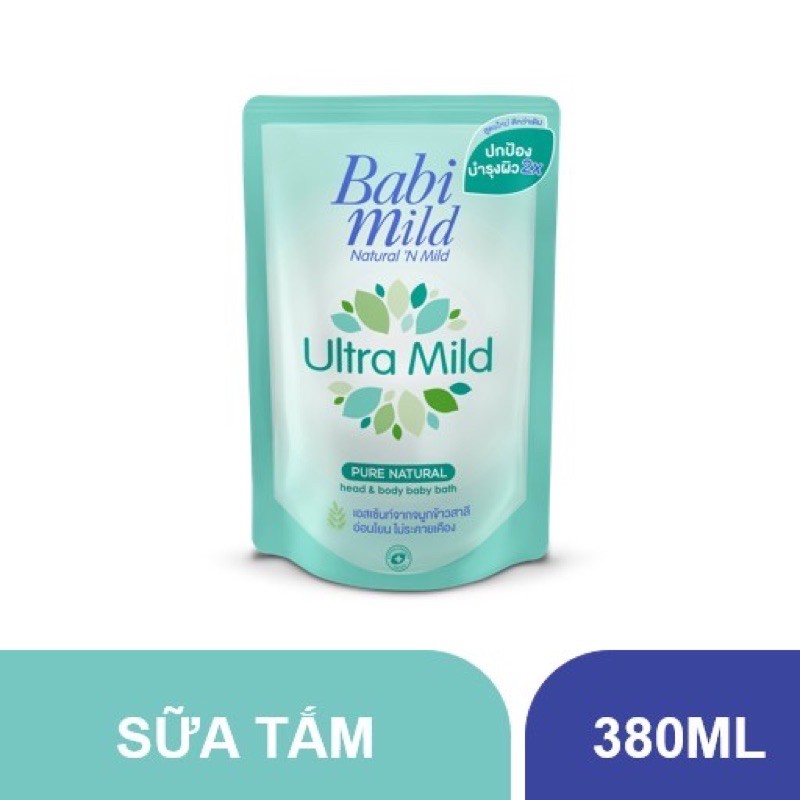 Sữa tắm BABI MILD gói 380ml chính hãng