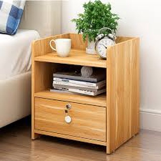 Kệ Tủ Gỗ Để Đầu Giường 1 Ngăn Kéo Chống Thấp Cao Cấp Nhỏ Gọn Tiện Lợi