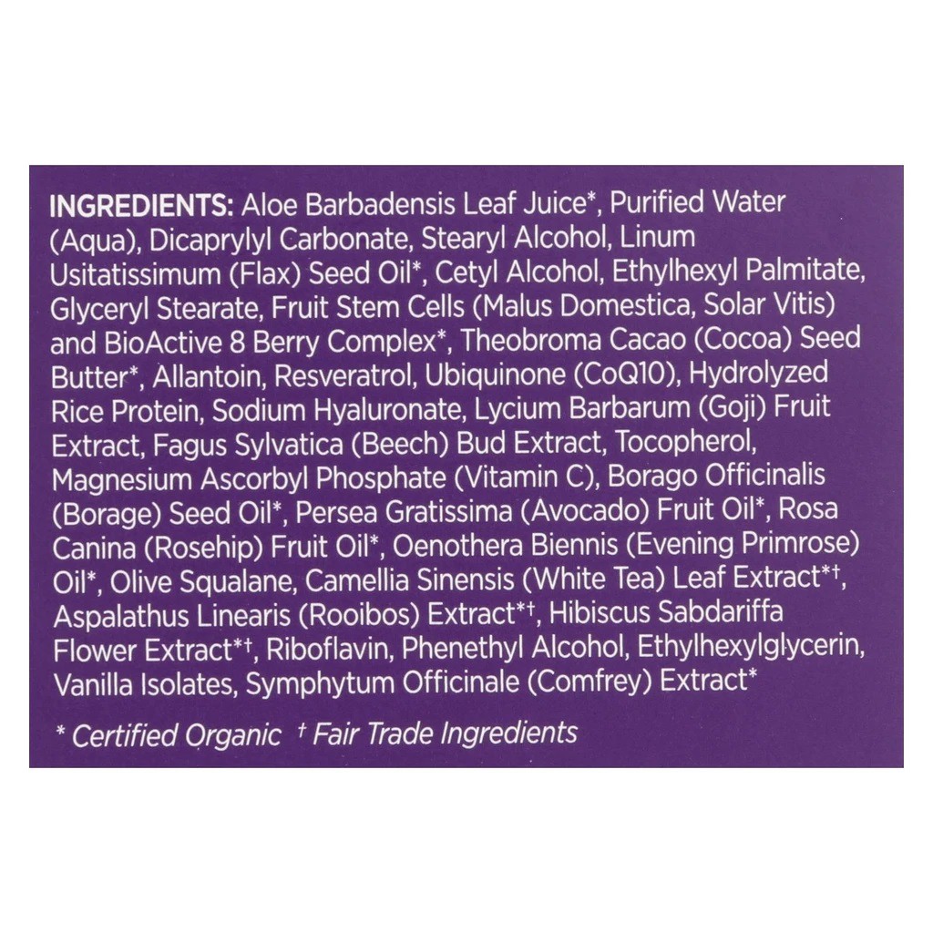 Kem Dưỡng Tái Tạo Da Ban Đêm Resveratrol Q10 Night Repair Cream Andalou Naturals