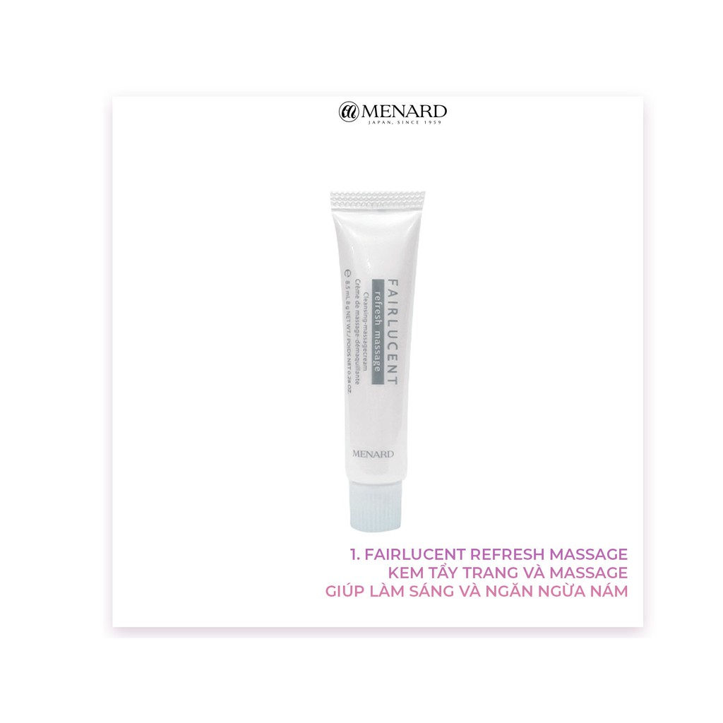 Collagen Gold MENARD 7 chai x 30ml + Tặng bộ dưỡng trắng Fairlucent Trial Kit | BigBuy360 - bigbuy360.vn