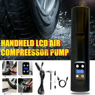 Portable T088 6000mAh 6LED Smart Handheld Air Pump Tire Air Compressor Car Home