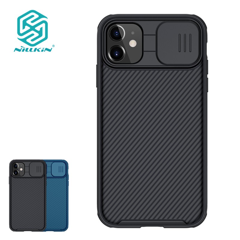 Ốp điện thoại Nillkin bằng PC cứng viền TPU dẻo tráng gương chống sốc cho iPhone 11 Pro Max/11/11 Pro