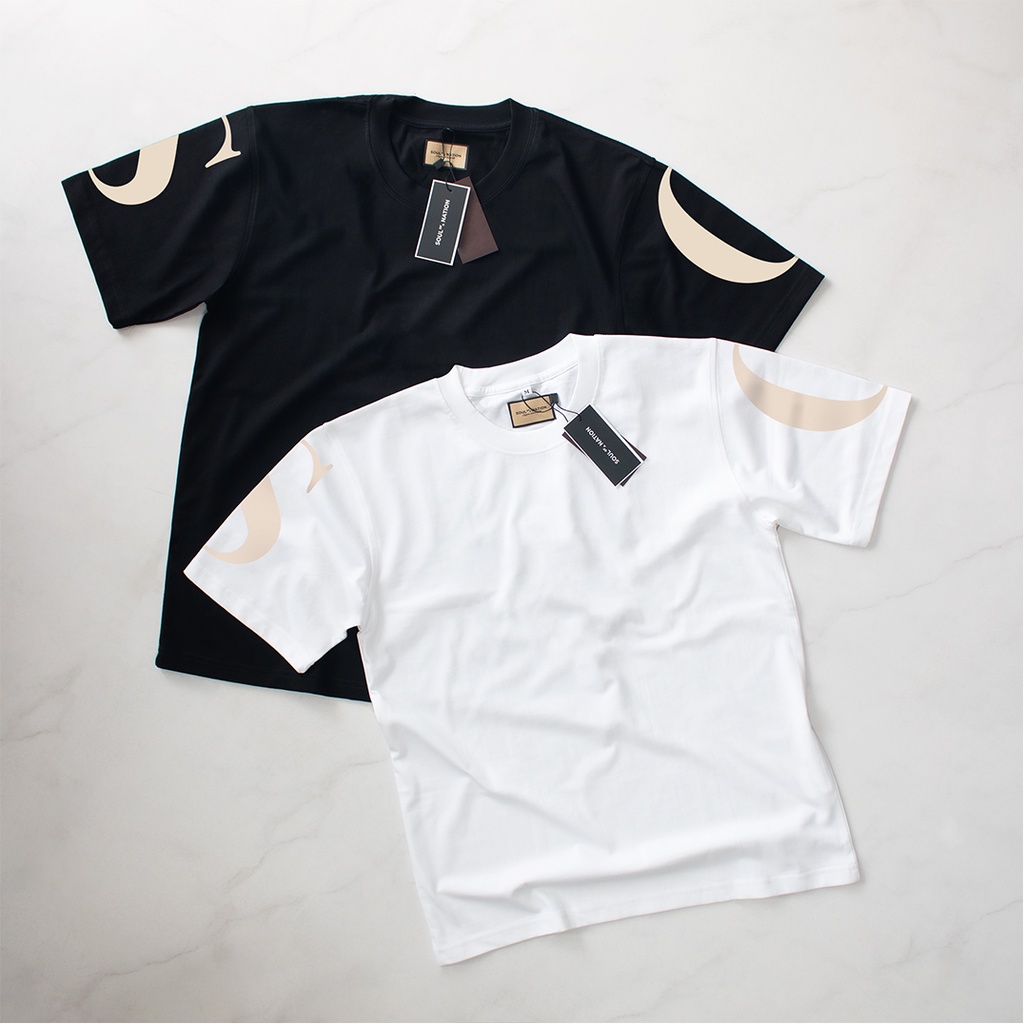 Áo thun unisex In họa tiết chữ cao cấp và chi tiết tay SAIGON/ HANOI SLOGAN form basic 100% SOUL OF A NATION