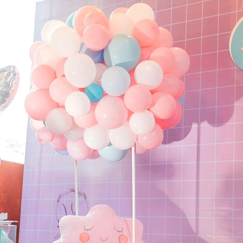 Bong Bóng Macaron Màu Pastel Trơn Trang Trí Sinh Nhật, Đám Cưới Siêu Dễ Thương Bịch 25 Cái