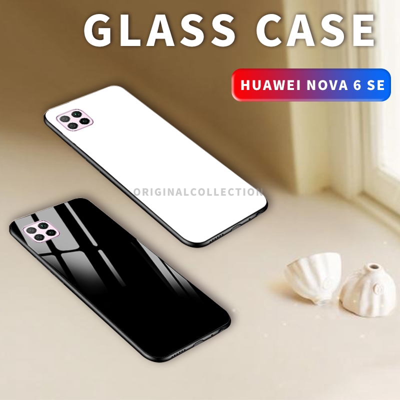 Ốp Lưng Mặt Kính Cường Lực Sang Trọng Cho Huawei Nova6 Se Nova 3i Nova6 Nova 2i Nova5T