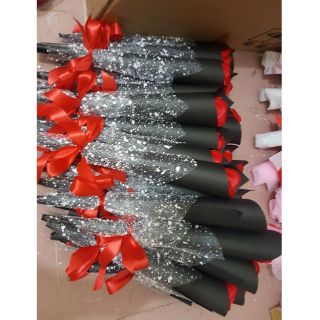 Combo 50 hoa sáp 1b bọc lưới