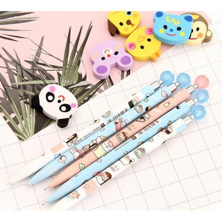 Bút chì bấm gấu dâu ruby BC22 sumikko viết chì cute dễ thương