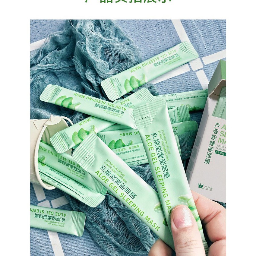 Mặt Nạ Ngủ Tinh Chất Lô Hội, Dưỡng Ẩm, Khóa NƯớc, SÁng Da, Mờ Nếp Nhăn | BigBuy360 - bigbuy360.vn