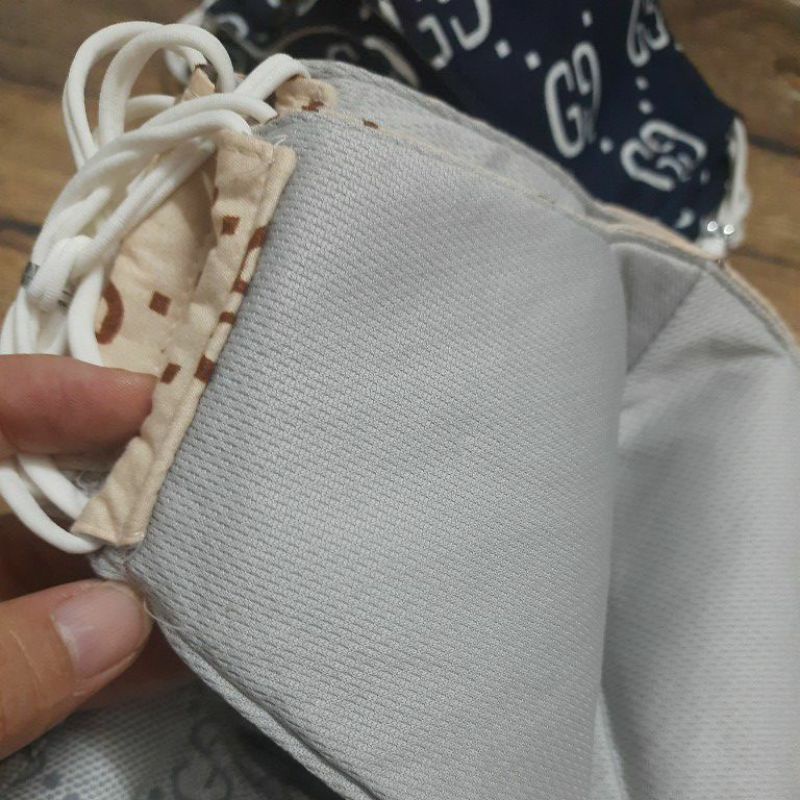 Khẩu trang gucci vải kate mã GG1