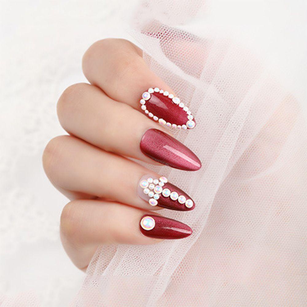 Phụ Kiện Trang Trí Móng Nghệ Thuật Hình Bán Nguyệt Phong Cách Nhật Bản