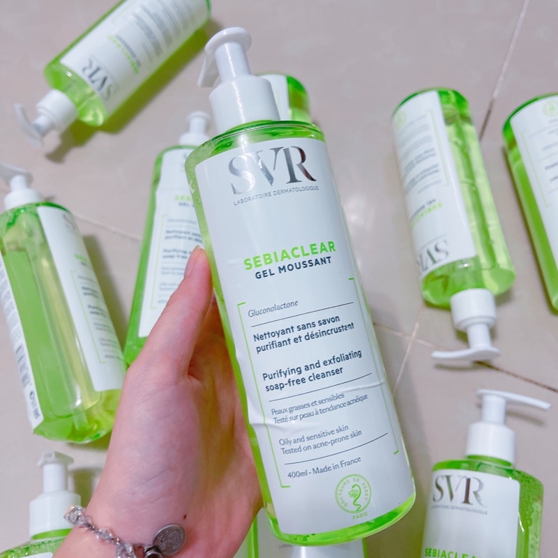 Sữa Rửa Mặt Cho Da Dầu, Mụn Sebiaclear Gel Moussant 400ml | BigBuy360 - bigbuy360.vn