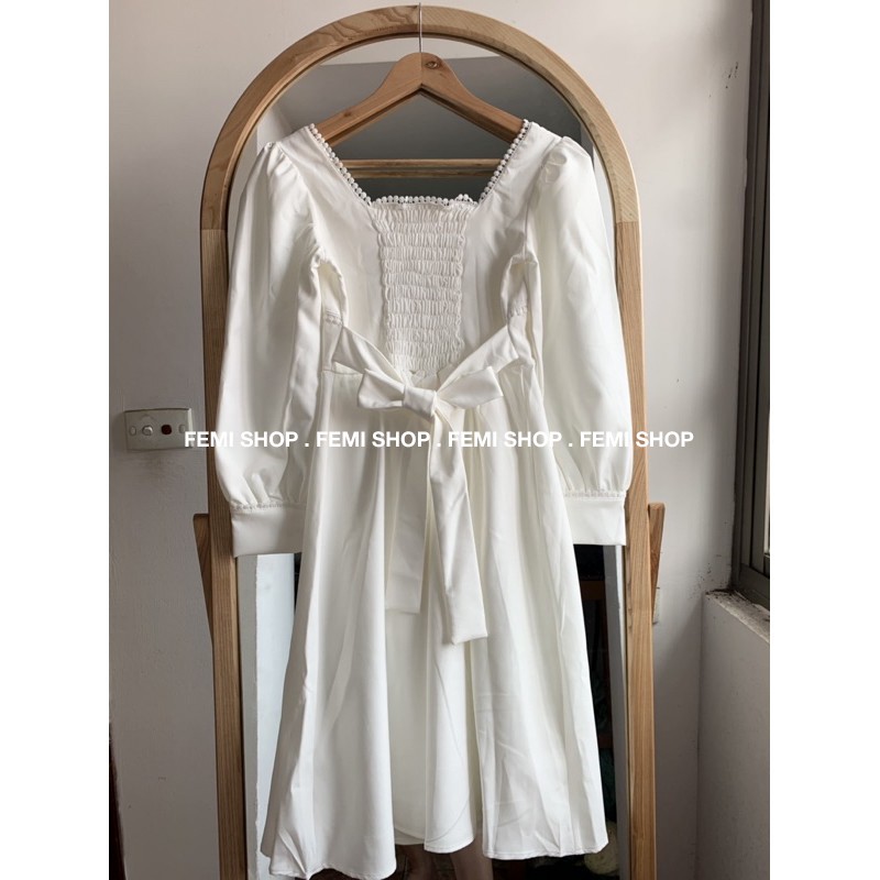 Đầm - váy trắng midi 2001 Thời Trang Váy Femi | BigBuy360 - bigbuy360.vn