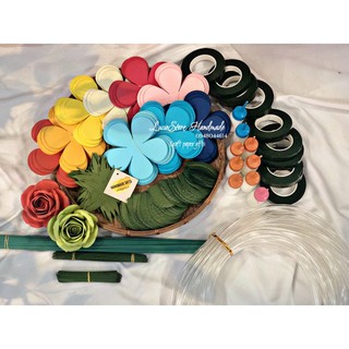 Sét Cánh Làm 10 Hoa Hồng 6 Lớp Dập Sẵn !