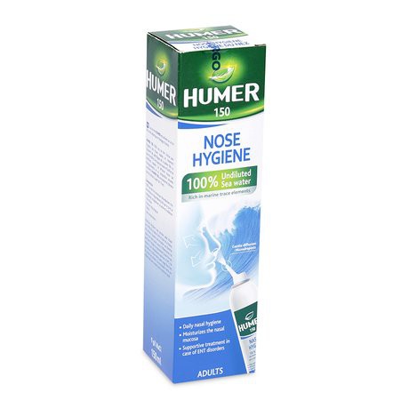 Dung dịch xịt vệ sinh mũi cho người lớn trên 15 tuổi Humer 150 Adulte (150ml)