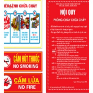 NỘI QUY TIÊU LỆNH  trọn bộ ( tôn).