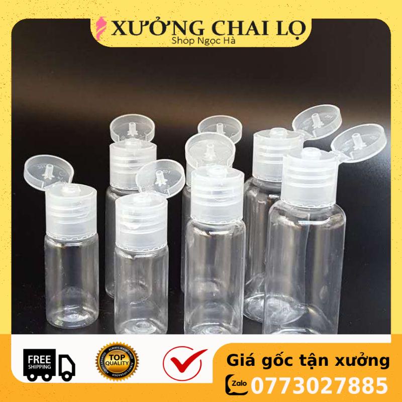 Chai Chiết Mĩ Phẩm ❤ GIÁ RẺ NHẤT ❤ [Combo 100sp] Chai nhựa pet nắp bật 10ml,20ml,30ml chiết mỹ phẩm , phụ kiện du lịch