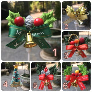topper trang trí bánh noel