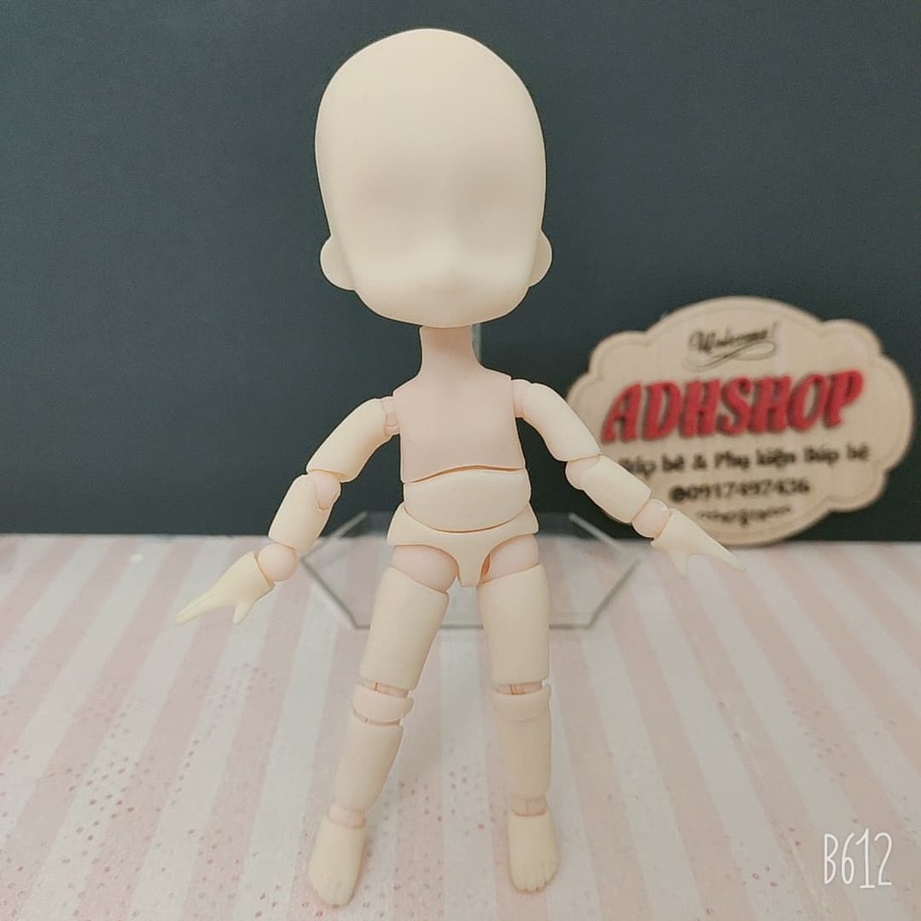 Búp bê Body Kun - Obitsu11 cao 13cm cử động linh hoạt tặng kèm váy