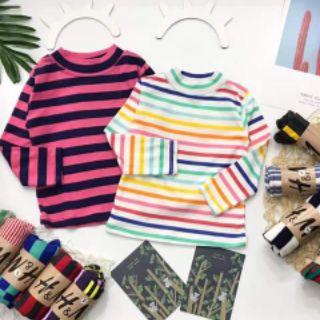 Combo 5 áo Cotton HM dài tay cho bé