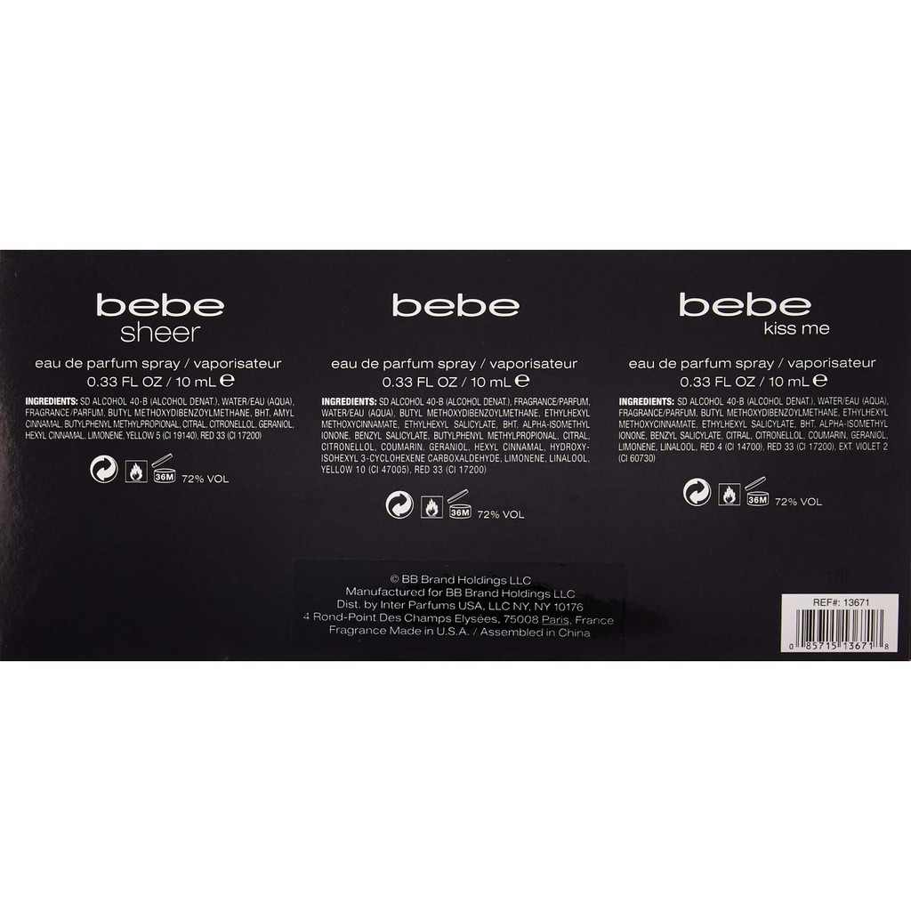 Set nước hoa BeBe
