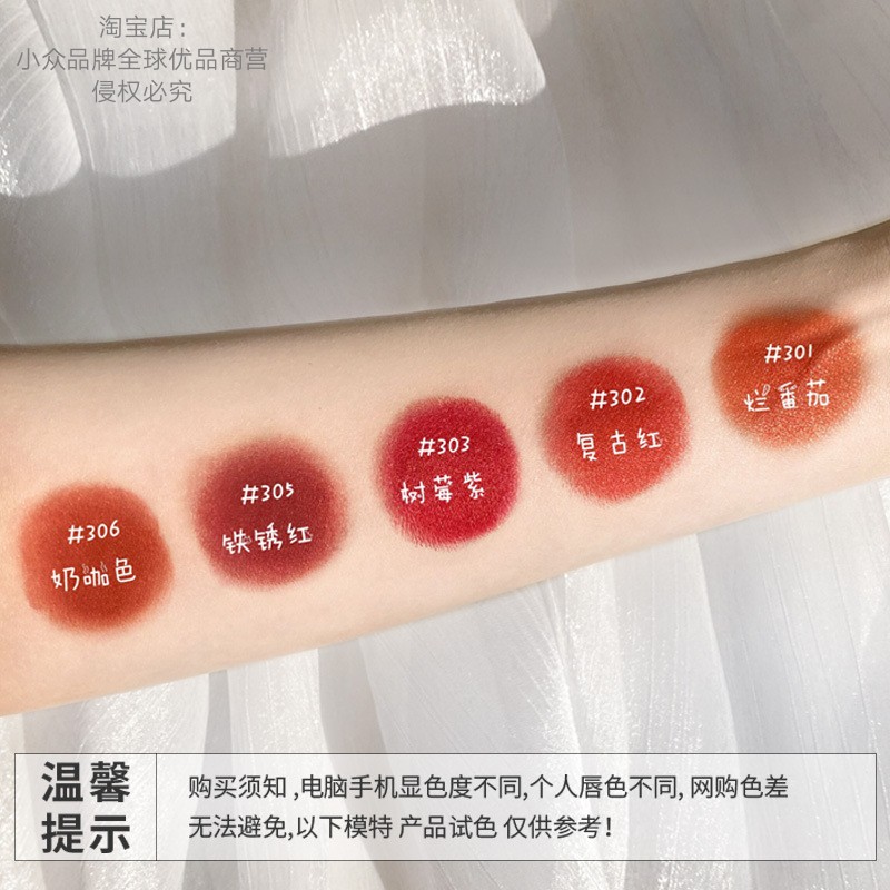 [QUÀ TẶNG] Set 5 Son Kem Lì Lâu Trôi DAISHIAO MATTE Siêu Hot