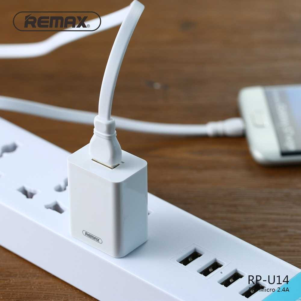 Ổ Cắm Sạc Nrmnstr Remax 2.4a Với Cổng Lightning - Rp-U14