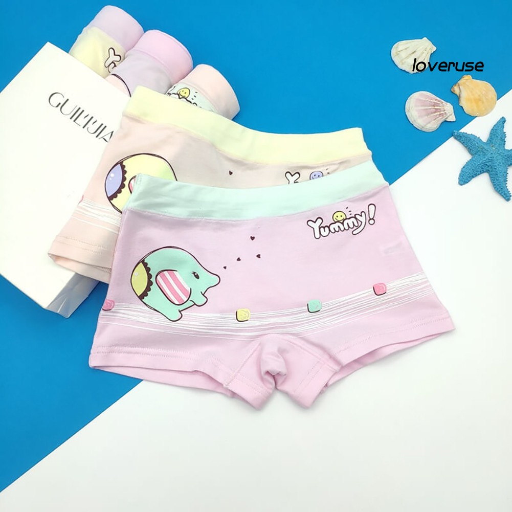 Quần Lót Mềm Mại Thoáng Khí In Hình Hello Kitty Đáng Yêu Cho Bé Gái