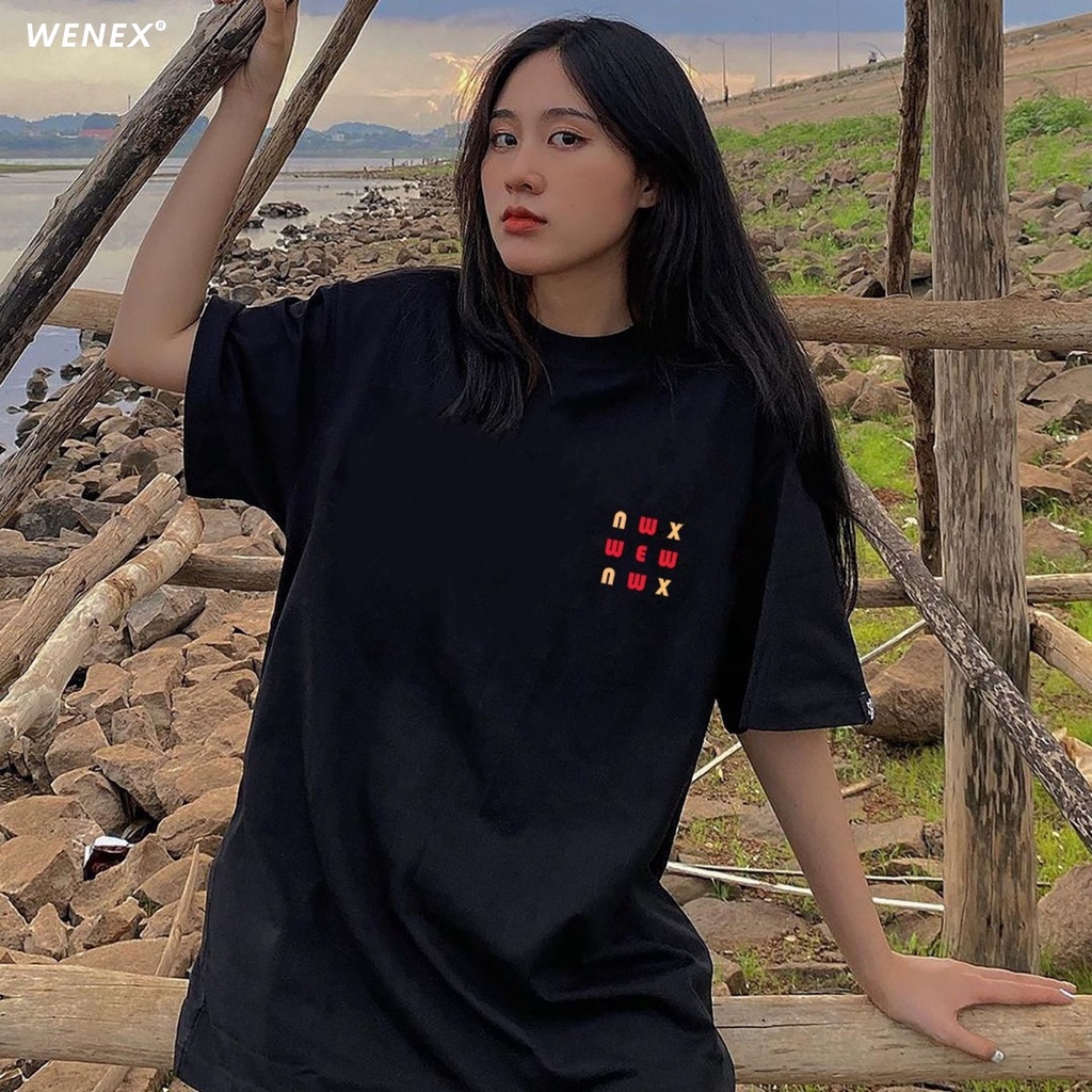 Áo Thun Tay Lỡ WENEX Phông Unisex Nam Nữ Cotton Oversize Form Rộng Local Brand Money Machine