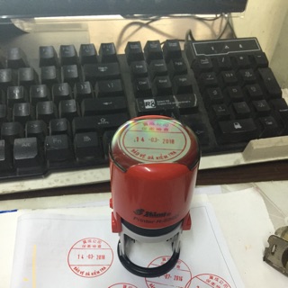 Dấu R532D (ngày tháng năm kèm nội dung)
